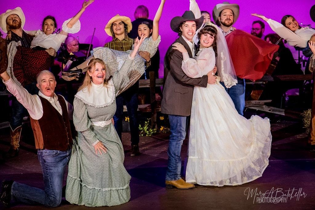 Oklahoma! — wedding celebration finale with full cast