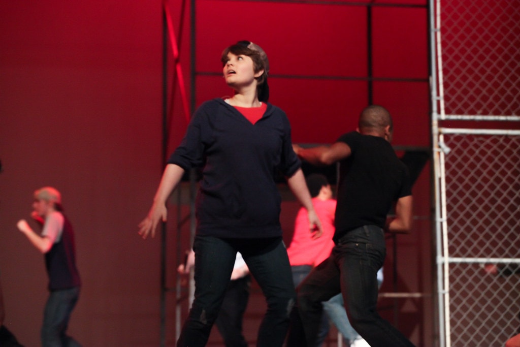 West Side Story cast performing on stage — West Side Story