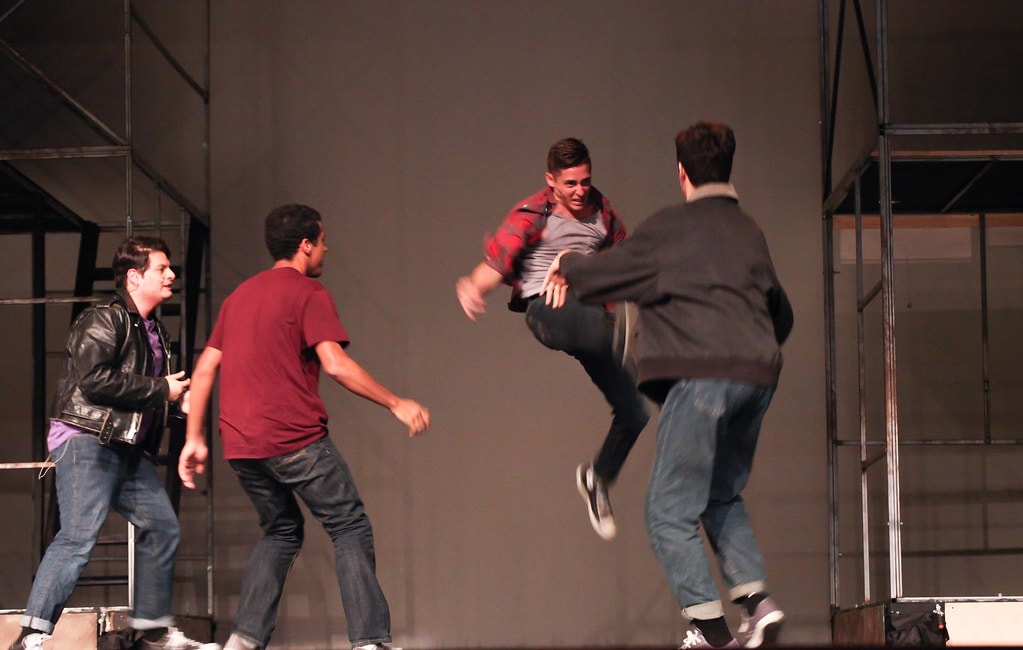 Musical theater scene — West Side Story