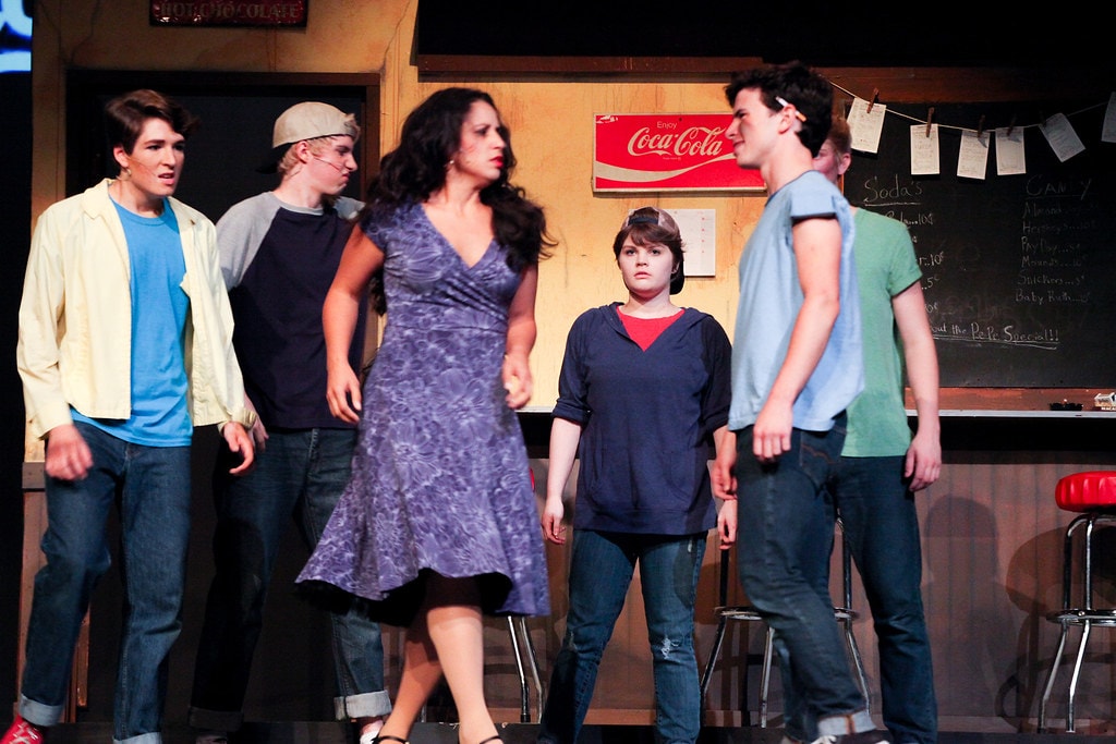 Dance performance on stage — West Side Story